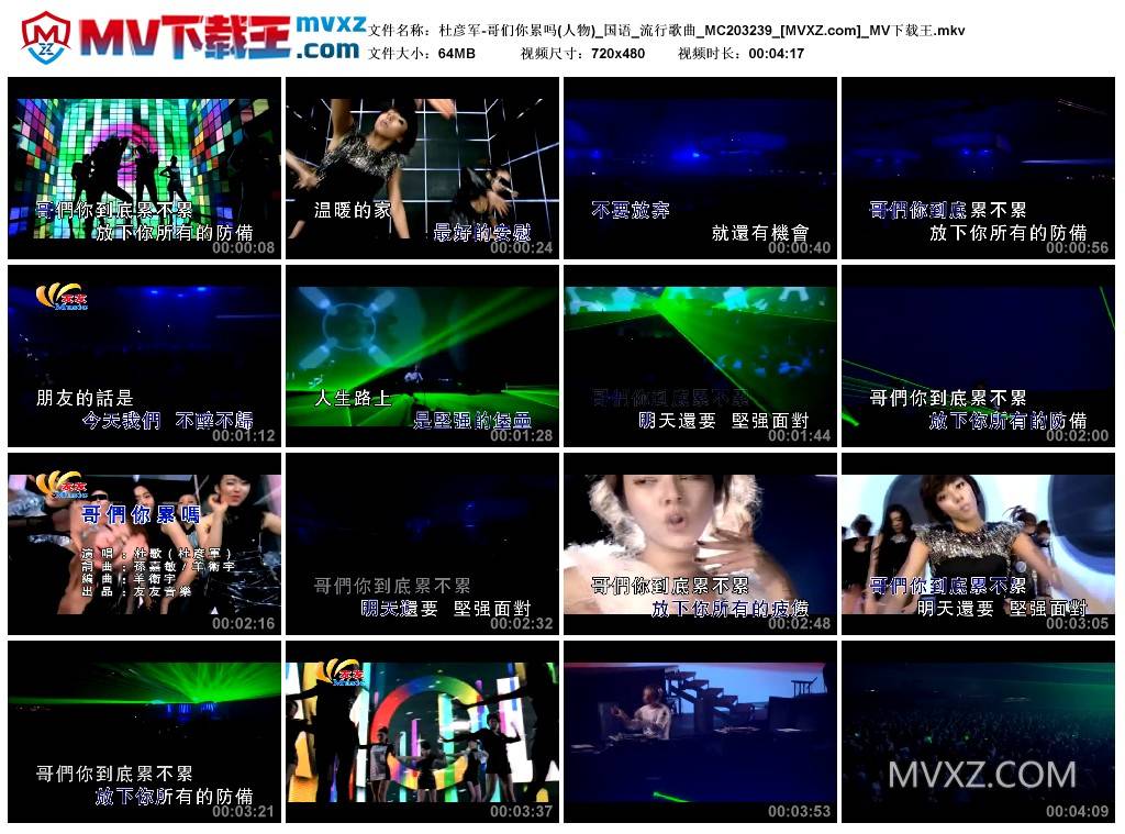 杜彦军-哥们你累吗(人物)_国语_流行歌曲_MC203239